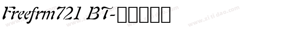 Freefrm721 BT字体转换